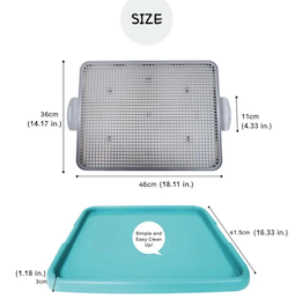 Alpha Dog Series - Indoor Potty Training Toilet Pad Holder Trays for Dogs